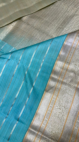 Half mix Kanjeevaram silk saree