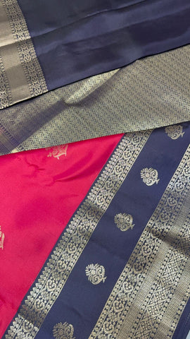 Pure Kanjeevaram silk mark certified saree