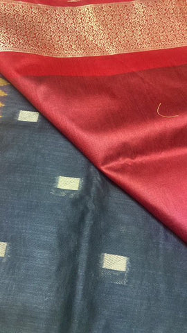 Tussar silk saree