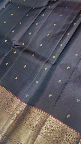 Pure zari handloom Kanjeevaram silk mark certified saree
