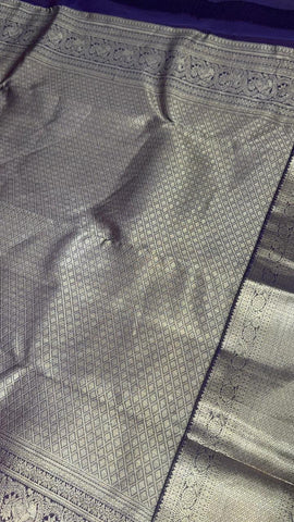 Half mix Kanjeevaram silk saree