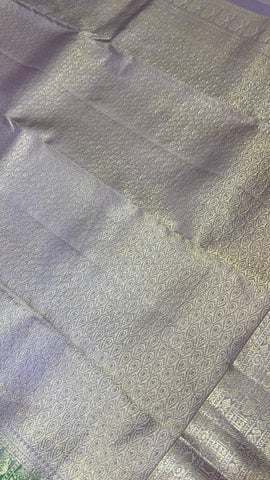 Half mix Kanjeevaram silk saree