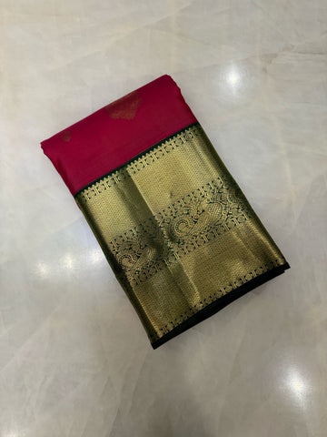 Pure Kanjeevaram silk mark certified saree