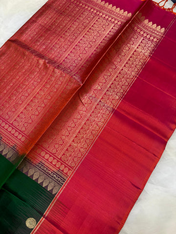 Pure Kanjeevaram soft silk saree - Silk mark certified