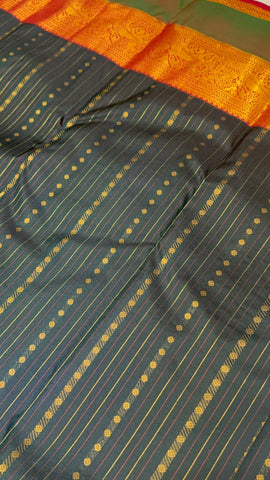 Pure Kanjeevaram silk mark certified saree