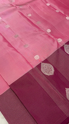 Half mix Kanjeevaram silk saree