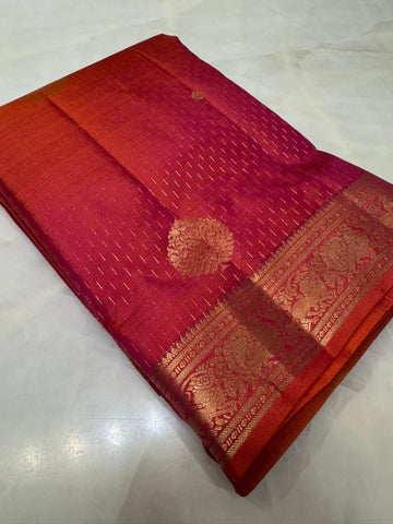 Pure Kanjeevaram silk mark certified saree