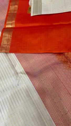 Pure Kanjeevaram silk mark certified saree