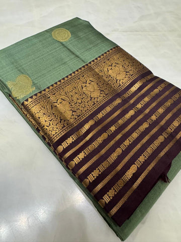 Pure Kanjeevaram silk mark certified saree