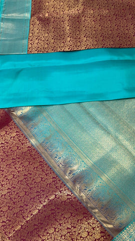 Pure Kanjeevaram silk mark certified saree