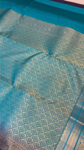 Half mix Kanjeevaram silk saree