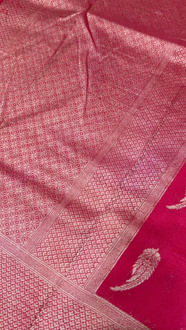 Premium soft Georgette (Reddish Pink)