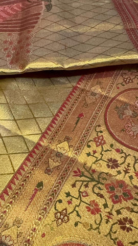 ‘The Kanakavalli’ Kanjeevaram - Pure 2G zari handloom Kanjeevaram silk mark certified saree