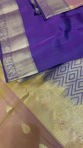 Half Mix Kanjeevaram Silk Saree