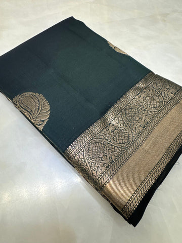 Half mix Kanjeevaram silk saree