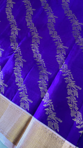 Pure zari handloom Kanjeevaram silk mark certified saree