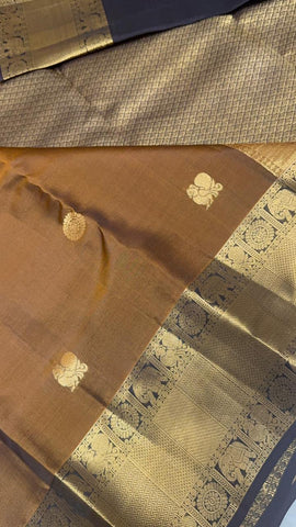 Half mix kanjeevaram silk saree
