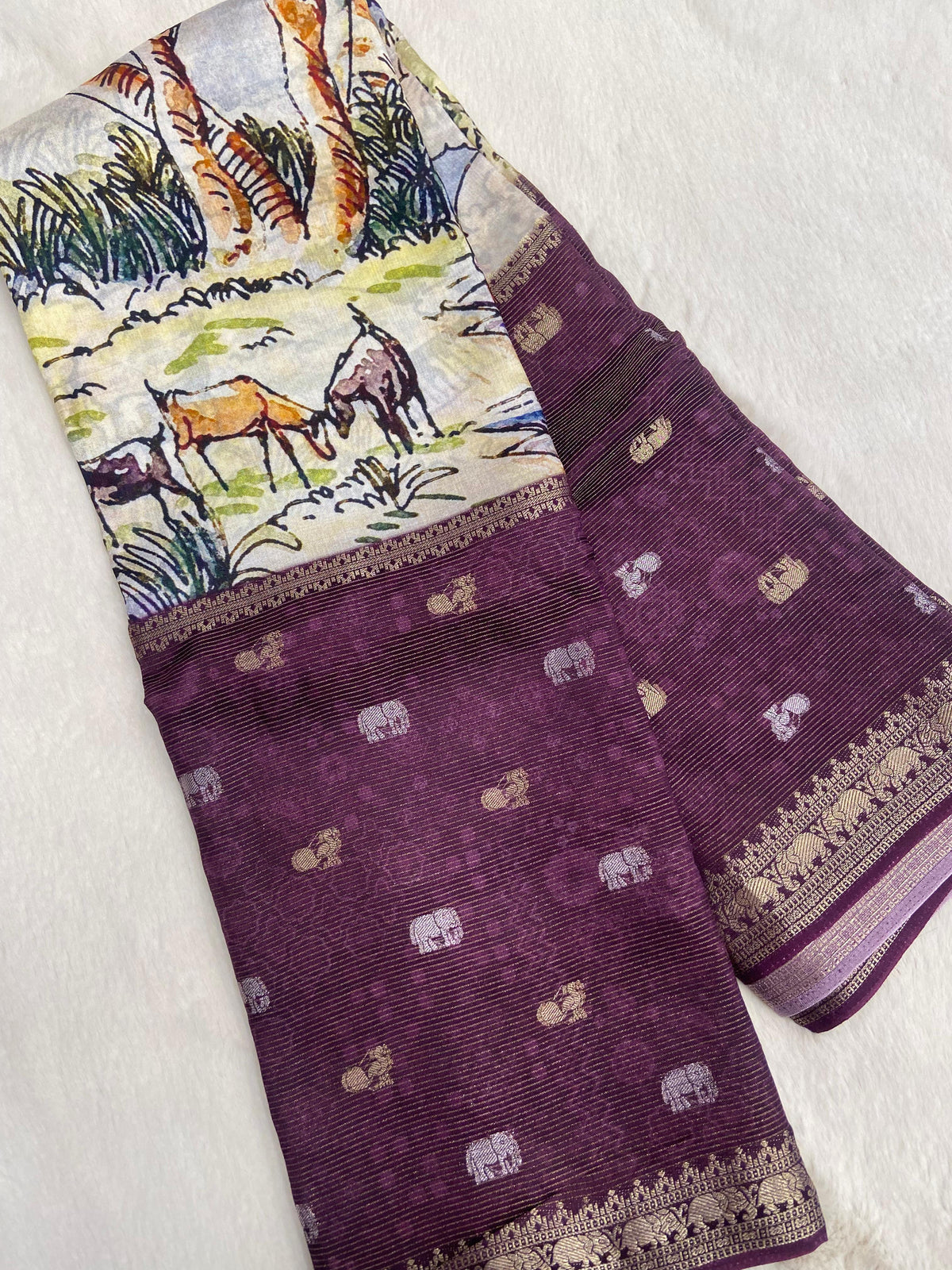 Premium Viscose Silk Saree