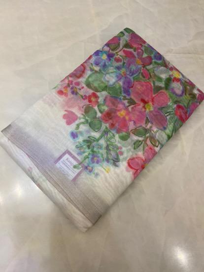 Linen Cotton Saree