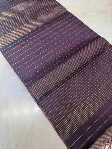 Pure handloom Kanjeevaram soft silk mark certified saree