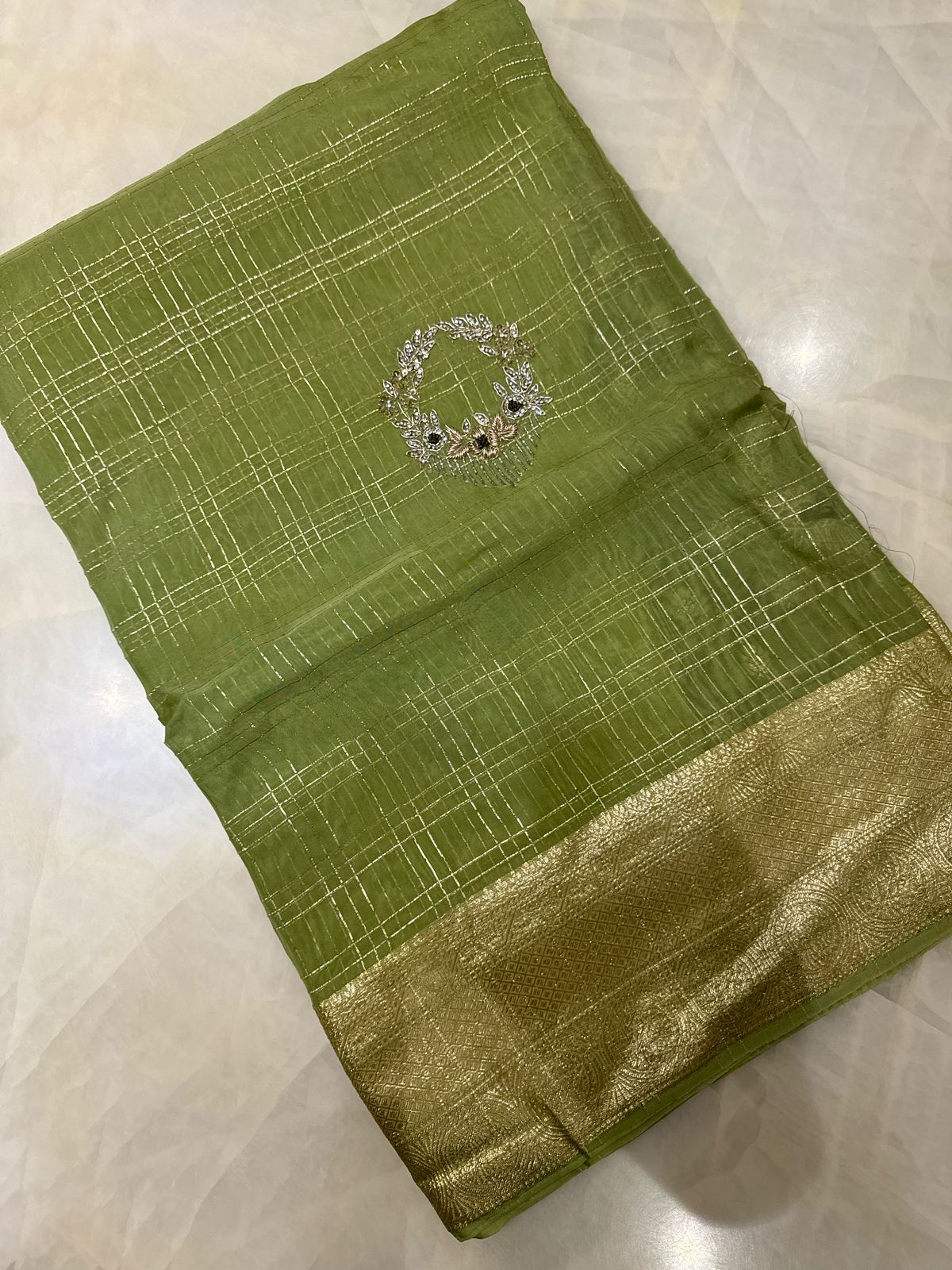 Premium organza saree