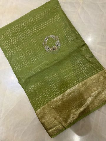 Premium organza saree