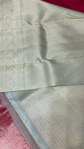 Pure Kanjeevaram silk mark certified saree
