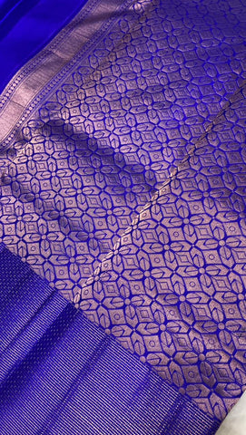 Pure zari handloom Kanjeevaram silk mark certified saree