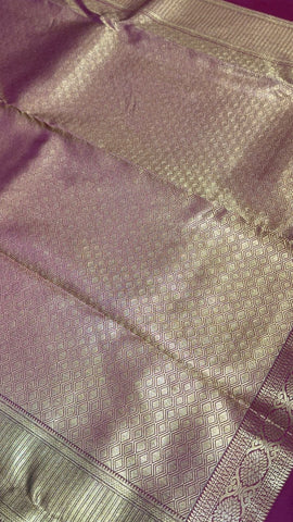 Half mix Kanjeevaram silk saree