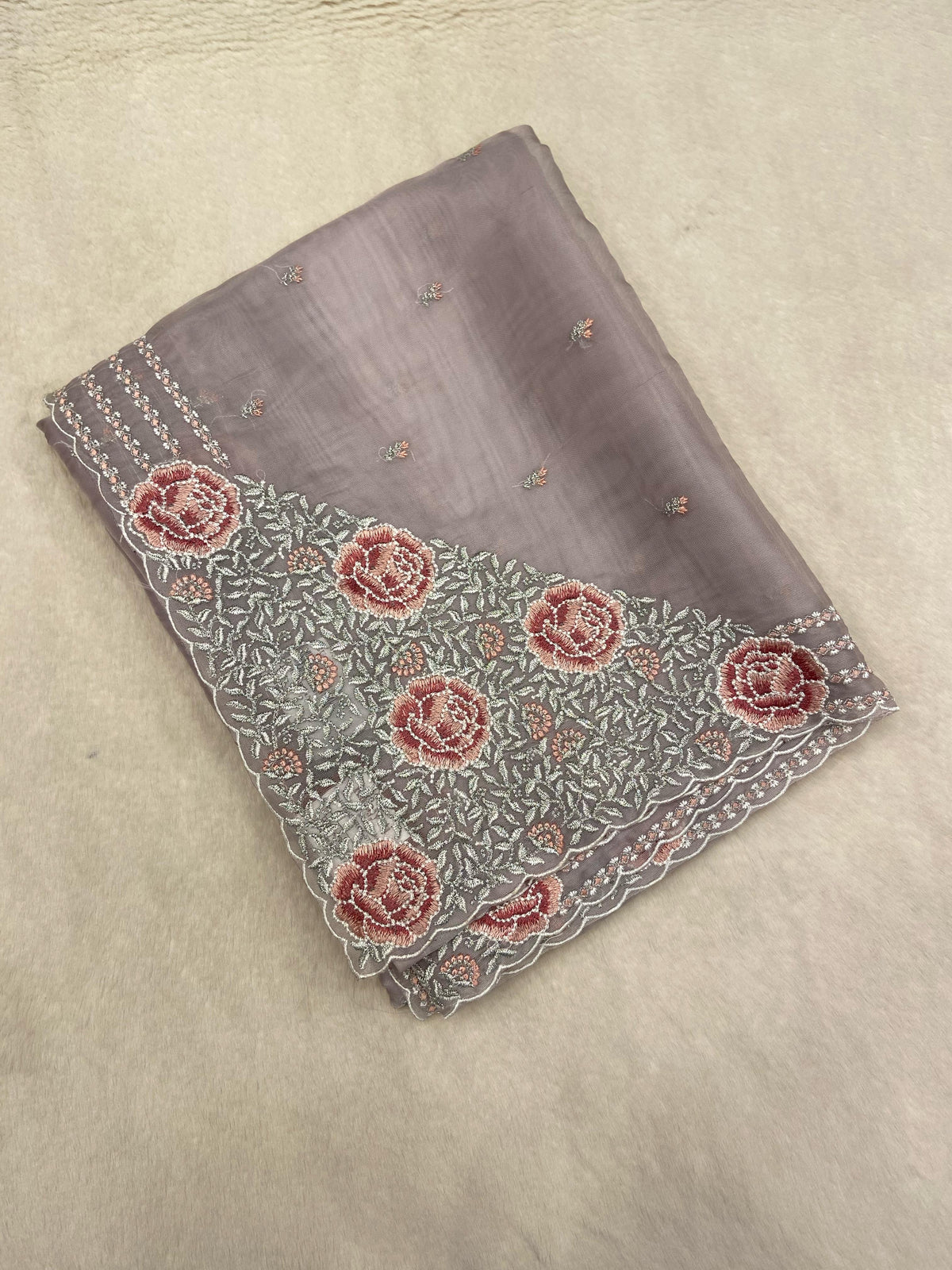 Pure organza saree