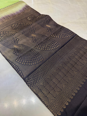 Pure handloom Kanjeevarams soft silk mark certified saree