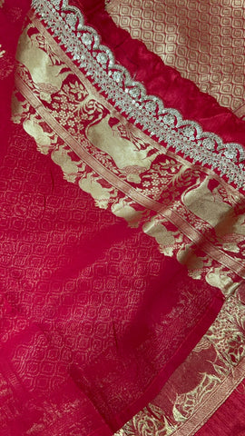 Premium organza saree