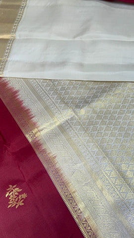 Pure Kanjeevaram silk mark certified saree