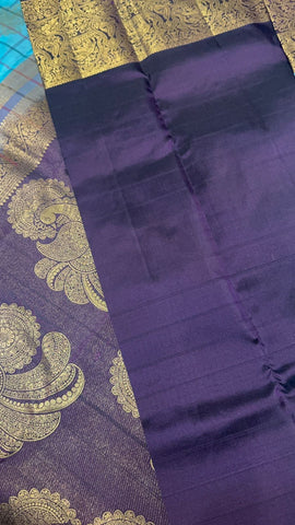 Pure Kanjeevaram silk mark certified saree