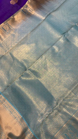Pure Kanjeevaram silk mark certified saree