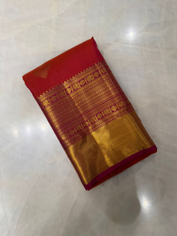Pure Kanjeevaram silk mark certified saree