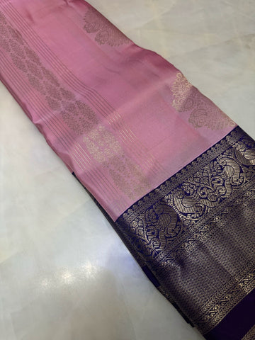 Pure Kanjeevaram silk mark certified saree