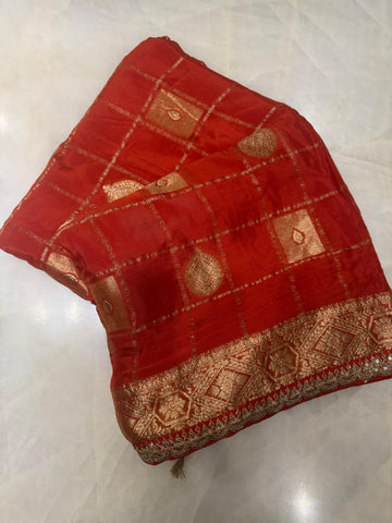 Pure Chinnon Saree
