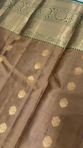 Half mix Kanjeevaram silk saree