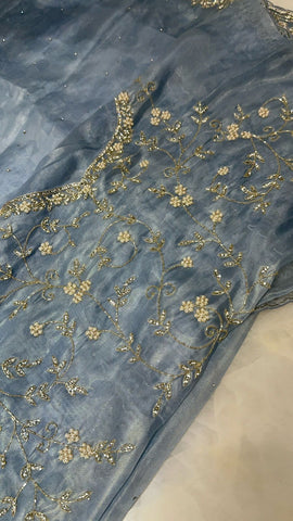 Premium tissue organza saree