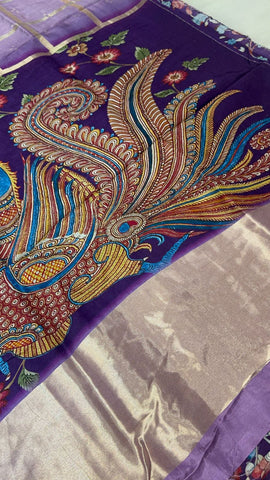 Pure modal silk saree
