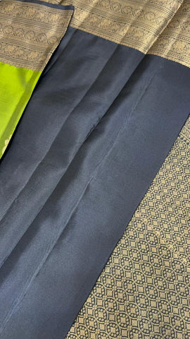 Pure handloom Kanjeevaram silk mark certified saree