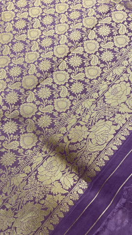 Pure Chinnon Saree