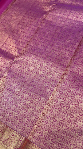 Pure Kanjeevaram silk mark certified saree