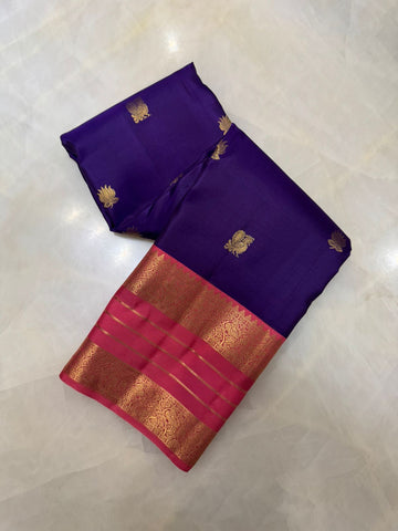 Pure Kanjeevaram silk mark certified saree