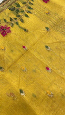 Premium Soft Organza Saree