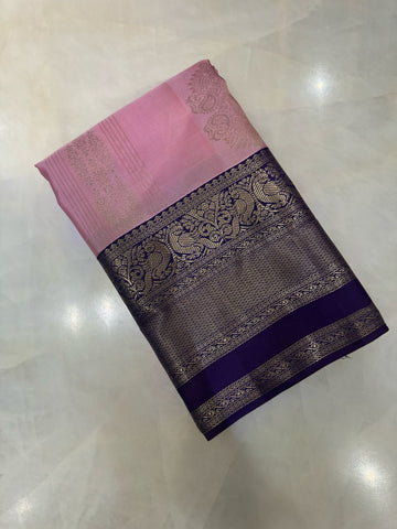 Pure Kanjeevaram silk mark certified saree