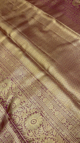 Pure Kanjeevaram Silk Mark Certified Saree