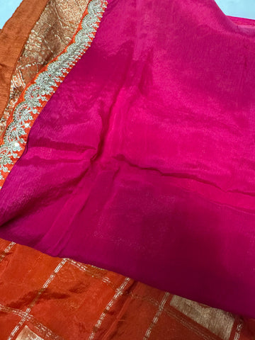 Pure Chinnon Saree