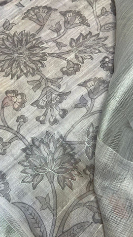 Premium soft organza with digital print